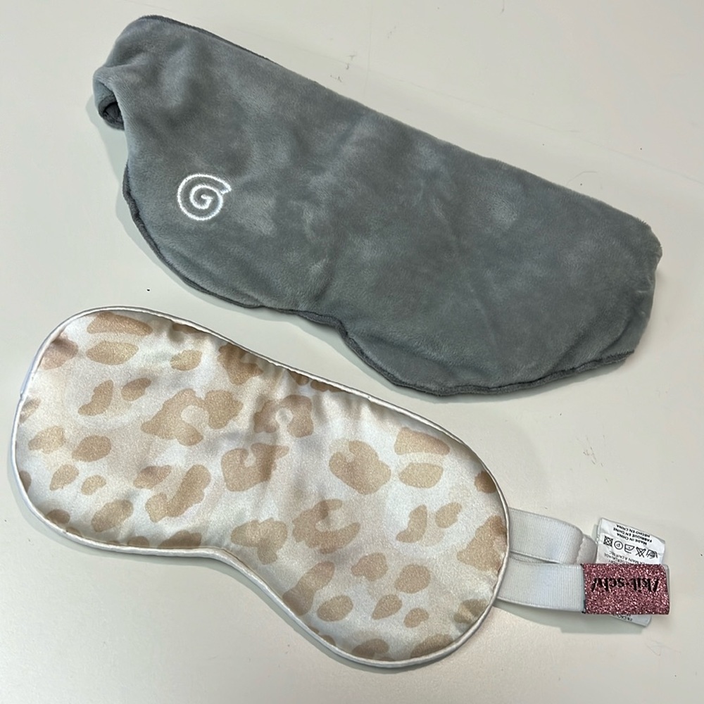 Eye mask duo (2) for sleeping